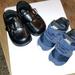 Nike Shoes | Kids Shoes, Separate Or Bundle. 1 Dress Pair Black Size 5. I Sneaker Size 4 Blue | Color: Black/Blue | Size: 4 And 5