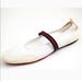 Gucci Shoes | Gucci Ballet Flats Web Stripe Beige Suede Women Size Eu 41 | Color: Silver | Size: 41eu