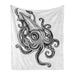 East Urban Home Ambesonne Kraken Fleece Throw Microfiber/Fleece/Microfiber/Fleece | 80 H x 60 W in | Wayfair ECF3CA6A2AE64E23A87F4921934EDCB2