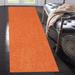 Orange 2' x 6' Area Rug - Latitude Run® kids Solid Color Custom Size Runner Area Rugs 72.0 x 24.0 x 0.4 in Polyester | Wayfair