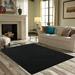 Black 144 x 144 x 0.4 in Area Rug - Eider & Ivory™ Roesch Favourite Area Rugs Polyester | 144 H x 144 W x 0.4 D in | Wayfair