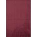 Red 156 x 120 x 0.4 in Area Rug - Eider & Ivory™ Ambiant Broadway Collection Solid Color Area Rugs Cranberry | 156 H x 120 W x 0.4 D in | Wayfair