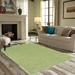 Green 96 x 24 x 0.4 in Area Rug - Latitude Run® Ambiant Galaxy Way Solid Color Area Rugs Lime Polyester | 96 H x 24 W x 0.4 D in | Wayfair