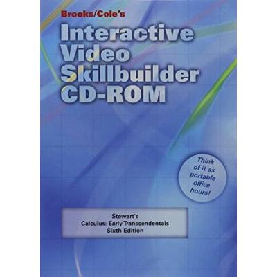 Interactive Video Skillbuilder CD-ROM for Stewart's Calculus: Early Transcendentals, 6th