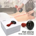 Masseur Gua Sha en pierre chaude soulage les douleurs dorsales Anti-cellulite Massage