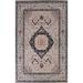 Floral Kashan Mohtasham Turkish Area Rug Hand-knotted Wool Carpet - 7'0" x 9'9"