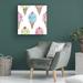 Zoomie Kids Moira Hershey 'My Treat Pattern V' Canvas Art Canvas, Wood in Blue/Brown/Green | 24 H x 24 W x 2 D in | Wayfair