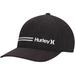 Men's Hurley Black H20-Dri Line Up Flex Hat