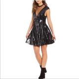 Free People Dresses | Free People Dance Til Dawn Black Sequin Dress Nwt | Color: Black | Size: S