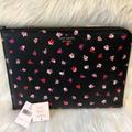 Kate Spade Bags | Kate Spade Black W/ Floral Laptop Sleeve | Color: Black | Size: Os