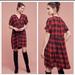 Anthropologie Dresses | Anthropologie Red And Black Plaid Dress | Color: Black/Red | Size: Xs