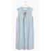 Madewell Dresses | Madewell Chambray Lace-Up Dress | Color: Tan | Size: Xxs