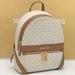 Michael Kors Bags | Michael Kors Kenly Medium Backpack Signature Vanilla Bag | Color: Brown/White | Size: Medium