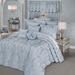 Contessa Grande Bedspread Powder Blue, California King, Powder Blue