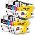 Clorisun LC3219XL Ink Cartridges for Brother LC3219 LC3217 XL 3219XL Ink Cartridges Multipack for Brother MFC J5330DW J6930DW J6530DW J5335DW J5730DW J5930DW J6935DW Printer (8 Pack)