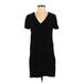 Madewell Casual Dress - Shift: Black Print Dresses - Women's Size 2X-Small