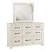 Sun Valley 9-Drawer Dresser, White Finish - A-America SUVWT5510