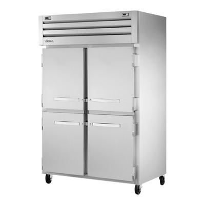 True STA2DT-4HS Spec Series 52 5/8" Solid Half Door Reach-In Refrigerator / Freezer with Chrome-Plated Shelves
