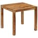 Loon Peak® Dining Table Solid Sheesham Wood 32.2"X31.5"X29.9" Wood in Brown | 29.92 H x 32.28 W x 31.5 D in | Wayfair