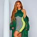 Adidas Dresses | Adidas X Ivy Park Beyonc Green Knit Logo Dress M | Color: Green | Size: M