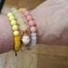 Anthropologie Jewelry | Buddah Bracelet | Color: Pink/Yellow | Size: Os