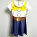 Disney Costumes | Disney Pixar Girl’s Toy Story Jessie Cosplay Costume Dress | Color: Blue/Yellow | Size: Medium