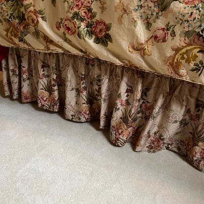 Ralph Lauren Bedding | Full Size Ralph Lauren Guinevere Bedskirt | Color: Brown/Black | Size: Full