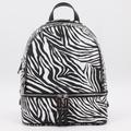 Michael Kors Bags | New Michael Kors Rhea Backpack Zebra Print | Color: Black/White | Size: 10”L X 5”D X 13”L