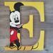 Disney Accents | Hand Painted Mickey Mouse Letter Art | Color: Red | Size: Os