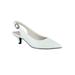 Wide Width Women's Faye Pumps by Easy Street® in White (Size 12 W)