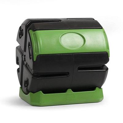 FCMP Outdoor HOTFROG 37 Gallon Chamber Quick Curing Rolling Compost Tumbler Bin - 28