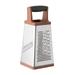 Leo Box Grater, 4-Sided, Pink & Grey