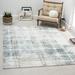 Blue 94 x 0.5 in Area Rug - Rosalind Wheeler Carrsville Abstract Light Gray/Area Rug Polypropylene | 94 W x 0.5 D in | Wayfair