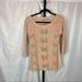 Anthropologie Tops | Anthropologie Knitted & Knotted Pink Crochet Lace Top, Size Small | Color: Pink | Size: S