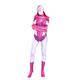 MODRYER Gwen Cosplay Bodysuit Women Girls Spiderman Jersey Superhero Costume Jumpsuit Female Anime Stage Tights Unitard Set Halloween Party Zentai Costume Pink Adults/M 150~160 cm