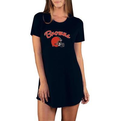 NFL Marathon Women's Nightshirt (Size S) Cleveland Browns, Polyester,Rayon