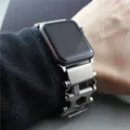 Bracelet en métal multifonctionnel pour Apple Watch bracelet de sport de plein air iWatch Ultra 8