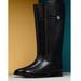 Tory Burch Shoes | Guc Tory Burch Jolie Pebbled Leather Black Riding Boots | Color: Black | Size: 8