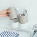 Étui de voyage en plastique pour brosse à dents couvercle de tasse portable pour dentifrice