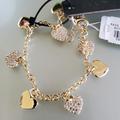 J. Crew Jewelry | Gold Tone J Crew Heart Bracelet | Color: Gold | Size: Os