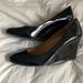 J. Crew Shoes | J Crew Patent Leather Wedge Heels | Color: Black | Size: 9