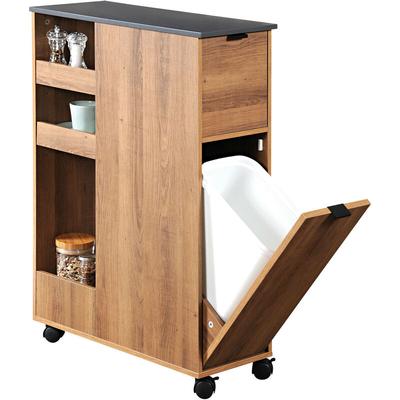 Küchenwagen mit Mülleimer, rustikal Kesper Image
