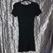 Brandy Melville Dresses | Brandy Melville Black Ribbed Mini Dress | Color: Black | Size: One Size