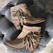 Jessica Simpson Shoes | Jessica Simpson Callaghan Fringe Booties Size 9 | Color: Tan | Size: 9