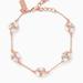 Kate Spade Jewelry | Kate Spade Lady Marmalade Bracelet In Rose Gold/ Crystal | Color: Pink/Silver | Size: 7.25” With 1” Extender