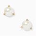 Kate Spade Jewelry | Kate Spade Rise & Shine Stud Earrings Cream Pearl 0.38” | Color: Gold/White | Size: Os