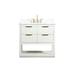 Joss & Main Felicity 36" Single Bathroom Vanity Set Wood/Marble in White | 34 H x 36 W x 22 D in | Wayfair F5F2BC82A24642D5B408A4094DD53CBC