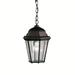 Kichler Lighting Madison 13 Inch Tall 1 Light Outdoor Hanging Lantern - 9805BK