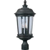 Maxim Lighting Dover 25 Inch Tall 3 Light Outdoor Post Lamp - 40092CDBZ