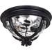 Maxim Lighting Camden 16 Inch 3 Light Outdoor Flush Mount - 41420WGBK